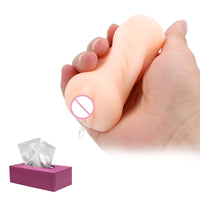 Real Pussy Aircraft Cup No Vibrator Male Masturbation Oral Sex Erotics Artificial Vagina for Men Realistic Vagina