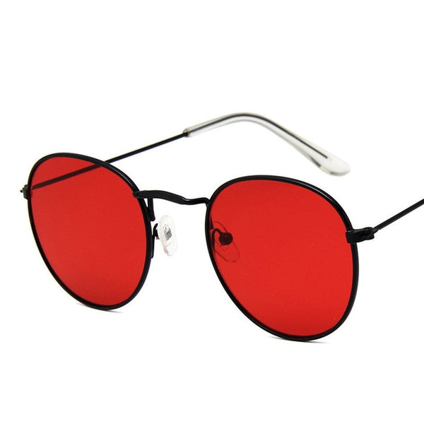 Round Sunglasses Men Women Mirror Sunglasses Men Glasses Men Sun Glasses Metal