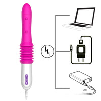 G-spot Vibration Massager for Women Masturbation Automatic Stretching Dildo Vibrator Sex Machine