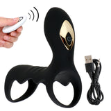 G Spot Stimulation Vibrator 10 Speed Penis Rings Male Masturbation Delay Ejaculation Silicone for Men