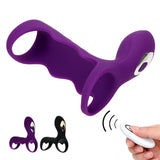 G Spot Stimulation Vibrator 10 Speed Penis Rings Male Masturbation Delay Ejaculation Silicone for Men