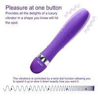 Dildo Vibrator G-spot Clitoris AV Stick Stimulator Magic Wand for Women Speed Adjustable
