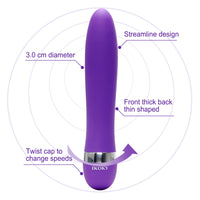 Dildo Vibrator G-spot Clitoris AV Stick Stimulator Magic Wand for Women Speed Adjustable