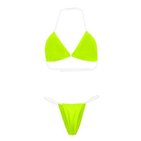 Women Bikini Lingerie Set Sexy Underwear Bra G-String Transparent Strap Set Beach Wear Bathing Suit Swimwear