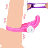 Vibrators Cock Ring Vibrating Penis Rings Delay Ejaculation Male Chastity Device for Men Clitoris Stimulate