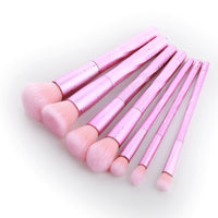 7pcs Professional Makeup Brushes Set Face Powder Foundation Eyebrow Eyelash Concealer Cosmetic Brochas De Maquillaje