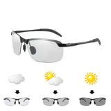 Classic Photochromic Polarized Sunglasses Men Outdoor Driving Safty Sun Glasses Male Goggles UV400
