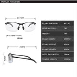 Classic Photochromic Polarized Sunglasses Men Outdoor Driving Safty Sun Glasses Male Goggles UV400