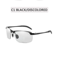 Classic Photochromic Polarized Sunglasses Men Outdoor Driving Safty Sun Glasses Male Goggles UV400