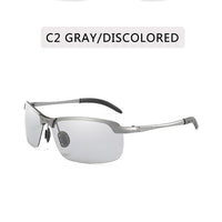 Classic Photochromic Polarized Sunglasses Men Outdoor Driving Safty Sun Glasses Male Goggles UV400