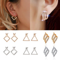 Nickel Earrings Square Stud Earrings for Women