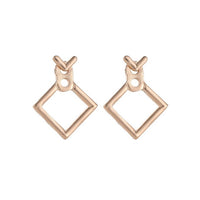 Nickel Earrings Square Stud Earrings for Women