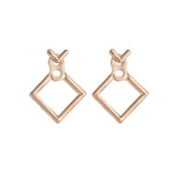 Nickel Earrings Square Stud Earrings for Women