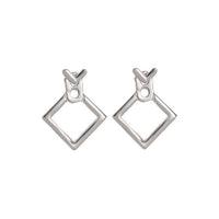 Nickel Earrings Square Stud Earrings for Women