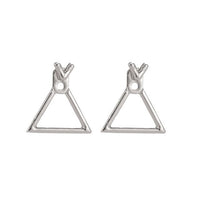 Nickel Earrings Square Stud Earrings for Women