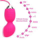 4pcs/set 10 speed for Women Vibrator Vaginal Massage Kegel Ball Wireless Remote Clitoris Stimulation