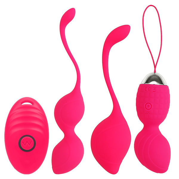 4pcs/set 10 speed for Women Vibrator Vaginal Massage Kegel Ball Wireless Remote Clitoris Stimulation