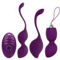 4pcs/set 10 speed for Women Vibrator Vaginal Massage Kegel Ball Wireless Remote Clitoris Stimulation