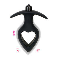 Heart Shape Vibrator G Spot Butt Plug Anal Plug Prostate Vaginal Massage Anal Stimulation for Woman Men Masturbation