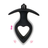 Heart Shape Vibrator G Spot Butt Plug Anal Plug Prostate Vaginal Massage Anal Stimulation for Woman Men Masturbation