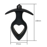 Heart Shape Vibrator G Spot Butt Plug Anal Plug Prostate Vaginal Massage Anal Stimulation for Woman Men Masturbation