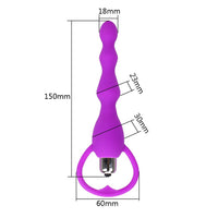 Anal Beads Vibrator for Women Anal Plug Prostate Massage Butt Plug Silicone