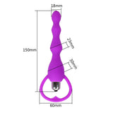 Anal Beads Vibrator for Women Anal Plug Prostate Massage Butt Plug Silicone