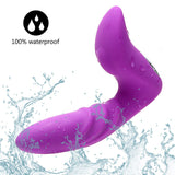 Prostate Massager 12 Speed Vibrator Silicone Rechargeable Masturbator Remote Control Anal Plug for Women