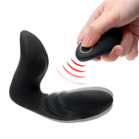 Prostate Massager 12 Speed Vibrator Silicone Rechargeable Masturbator Remote Control Anal Plug for Women