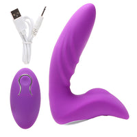 Prostate Massager 12 Speed Vibrator Silicone Rechargeable Masturbator Remote Control Anal Plug for Women