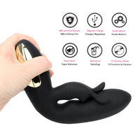 Big Rabbit Vibrator 10 Speed G-spot Clitoris Stimulator Silicone Masturbation for Women
