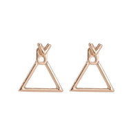 Triangle Dangle Earrings Ms. Square Earrings Design Geometric Earrings Ms. Gift Valentine's Day