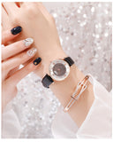 Women Watch Leather Starry Sky Belt Female Quartz Wristwatch Ladies Wrist Watch