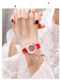 Women Watch Leather Starry Sky Belt Female Quartz Wristwatch Ladies Wrist Watch