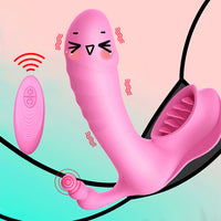 Vagina Massage for Woman G-spot Massager Clitoris Stimulator Butterfly Dildo Vibrator Wireless Remote Control