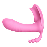 Vagina Massage for Woman G-spot Massager Clitoris Stimulator Butterfly Dildo Vibrator Wireless Remote Control