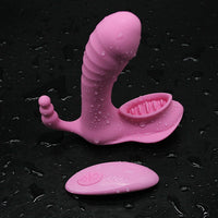 Vagina Massage for Woman G-spot Massager Clitoris Stimulator Butterfly Dildo Vibrator Wireless Remote Control