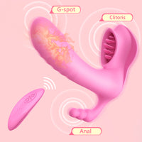 Vagina Massage for Woman G-spot Massager Clitoris Stimulator Butterfly Dildo Vibrator Wireless Remote Control