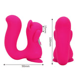 10 Frequency Vibration 10 Frequency Sucking Tongue Vibrator Squirrel Sculpt Nipple Sucker Clitoris Licking Stimulator