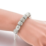 Cubic Zirconia Bracelets Bangles for Women Jewelry Crystal Bracelet Charms Flower Friendship Bracelet