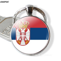 Russia Flag Keychain Eastern European Country Flag Key Chain Ukraine Belarus Estonia Latvia Lithuania Moldova Flag Gifts