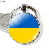 Russia Flag Keychain Eastern European Country Flag Key Chain Ukraine Belarus Estonia Latvia Lithuania Moldova Flag Gifts