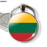 Russia Flag Keychain Eastern European Country Flag Key Chain Ukraine Belarus Estonia Latvia Lithuania Moldova Flag Gifts