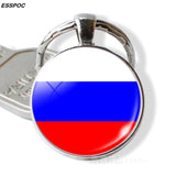 Russia Flag Keychain Eastern European Country Flag Key Chain Ukraine Belarus Estonia Latvia Lithuania Moldova Flag Gifts