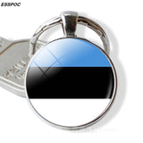 Russia Flag Keychain Eastern European Country Flag Key Chain Ukraine Belarus Estonia Latvia Lithuania Moldova Flag Gifts