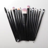 15pcs Maleup Brushes Set Mascara Blush Eye Brush Set Foundation Eyelash Eyeliner Face Concealer Makeup Brush Tools kit