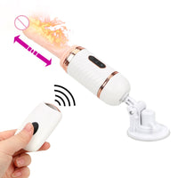 Heated Telescopic Dildo Vibrators Automatic Sex Machine Masturbation Wireless Remote Control Suction Cup