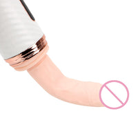 Heated Telescopic Dildo Vibrators Automatic Sex Machine Masturbation Wireless Remote Control Suction Cup