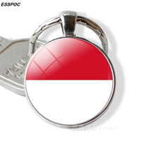 Western Europe Countries Flag Keychain United Kingdom France Ireland Luxembourg Monaco Belgium Netherlands Flag Key Chain Gifts