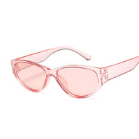 Cat Eye Sunglasses Women Mirror Sun Glasses Ladies Round Lens Shades for Female Eyewear UV400